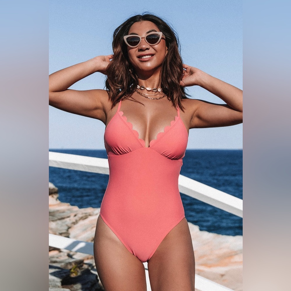 Pink One-Piece Swimsuit